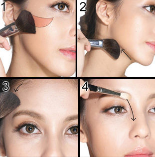 如何用化妝刷畫出立體妝容?